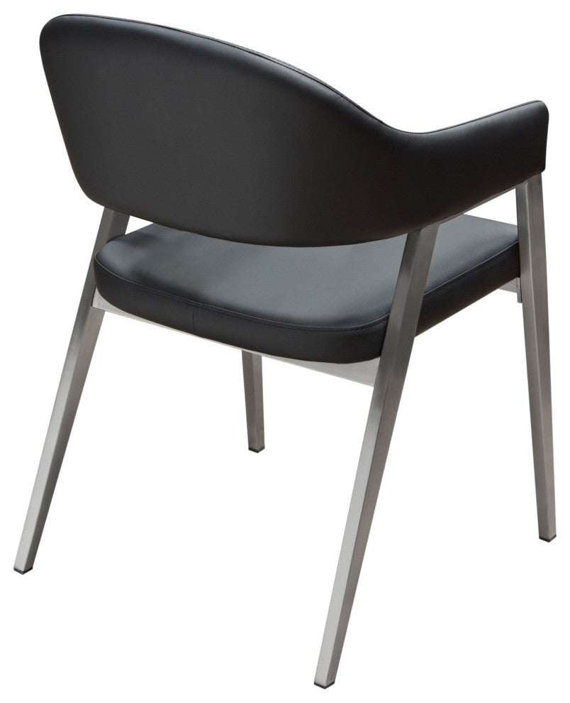 Adele 2 Accent Chairs, Black
