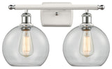 Innovations Lighting 516-2W-WPC-G122-8 Athens 2 Light 16" Bath Vanity Light