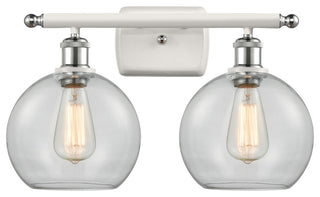 Innovations Lighting 516-2W-WPC-G122-8 Athens 2 Light 16" Bath Vanity Light