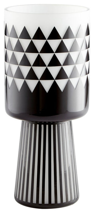 Cyan Design Large Vector Vase 11092, Black/White