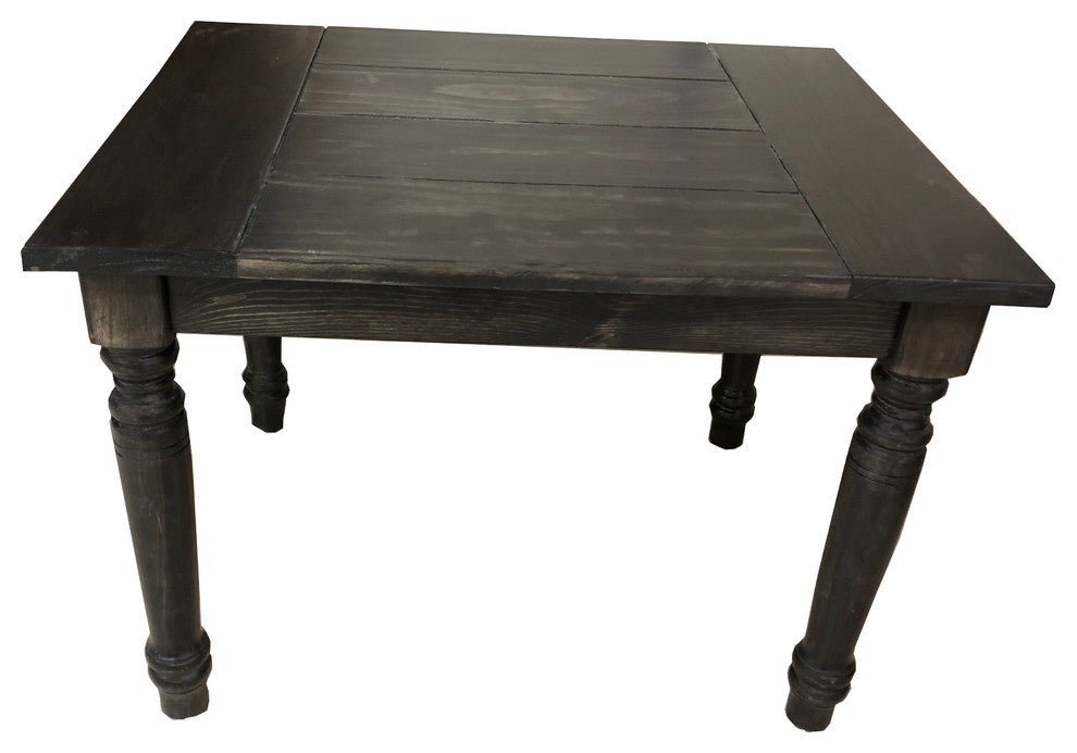 Black English Farmhouse Table, 72"