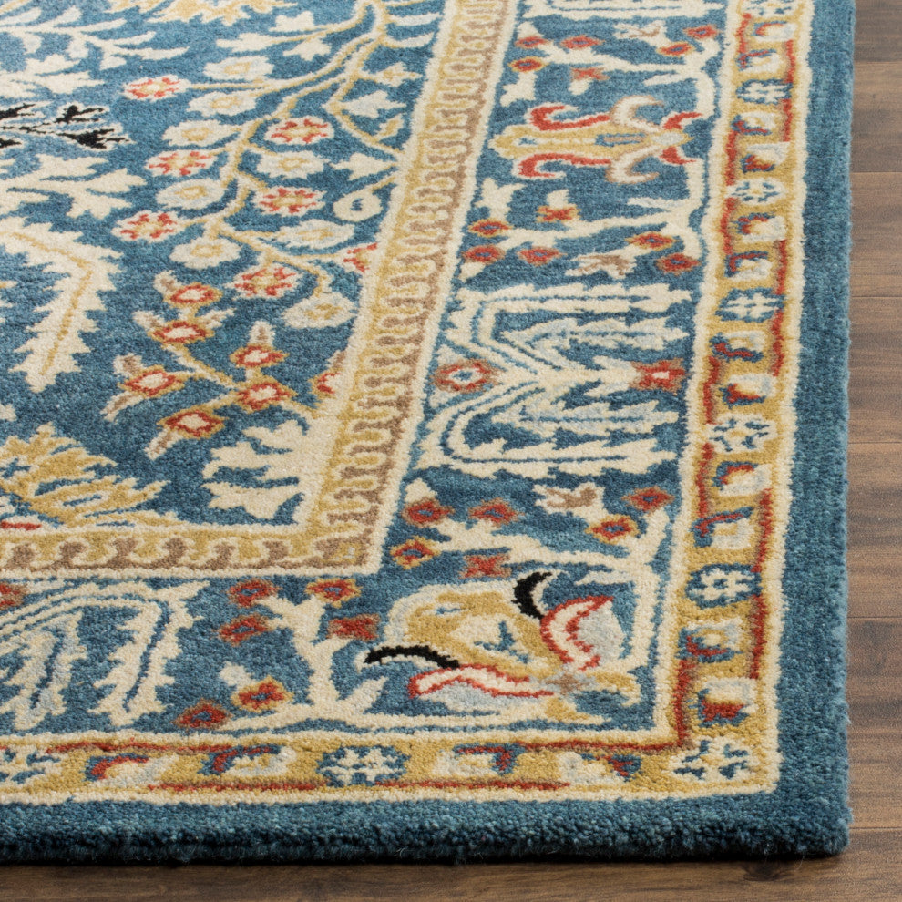 Safavieh Antiquity Collection AT64 Rug, Dark Blue/Multi, 8'x10'