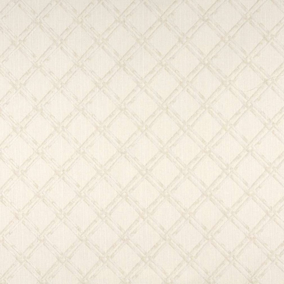 Beige Diamonds Upholstery Fabric By The Yard