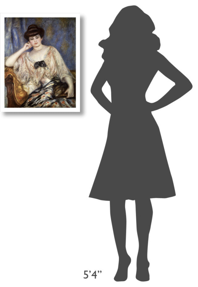 "Misia Natanson" Digital Paper Print by Pierre-Auguste Renoir, 19"x24"