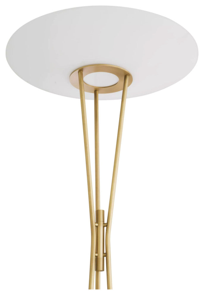 White Glass Floor Lamp | Eichholtz Collina