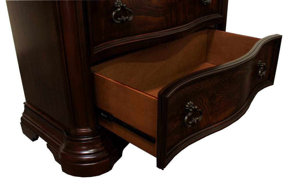 Barney's Traditional Walnut Drawer Chest