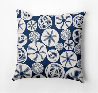 Algoa Treasure Pillow, Navy, 26"x26"