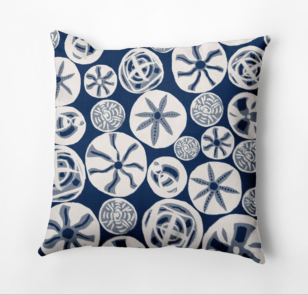 Algoa Treasure Pillow, Navy, 26"x26"