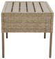 Maui 6-Piece Outdoor Conversation Set, Coffee Table, Sky Blue