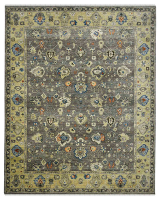 Amer Rugs Nuit Arabe Seka NUI-46 Taupe Hand-knotted - 10' X 14' Rectangle