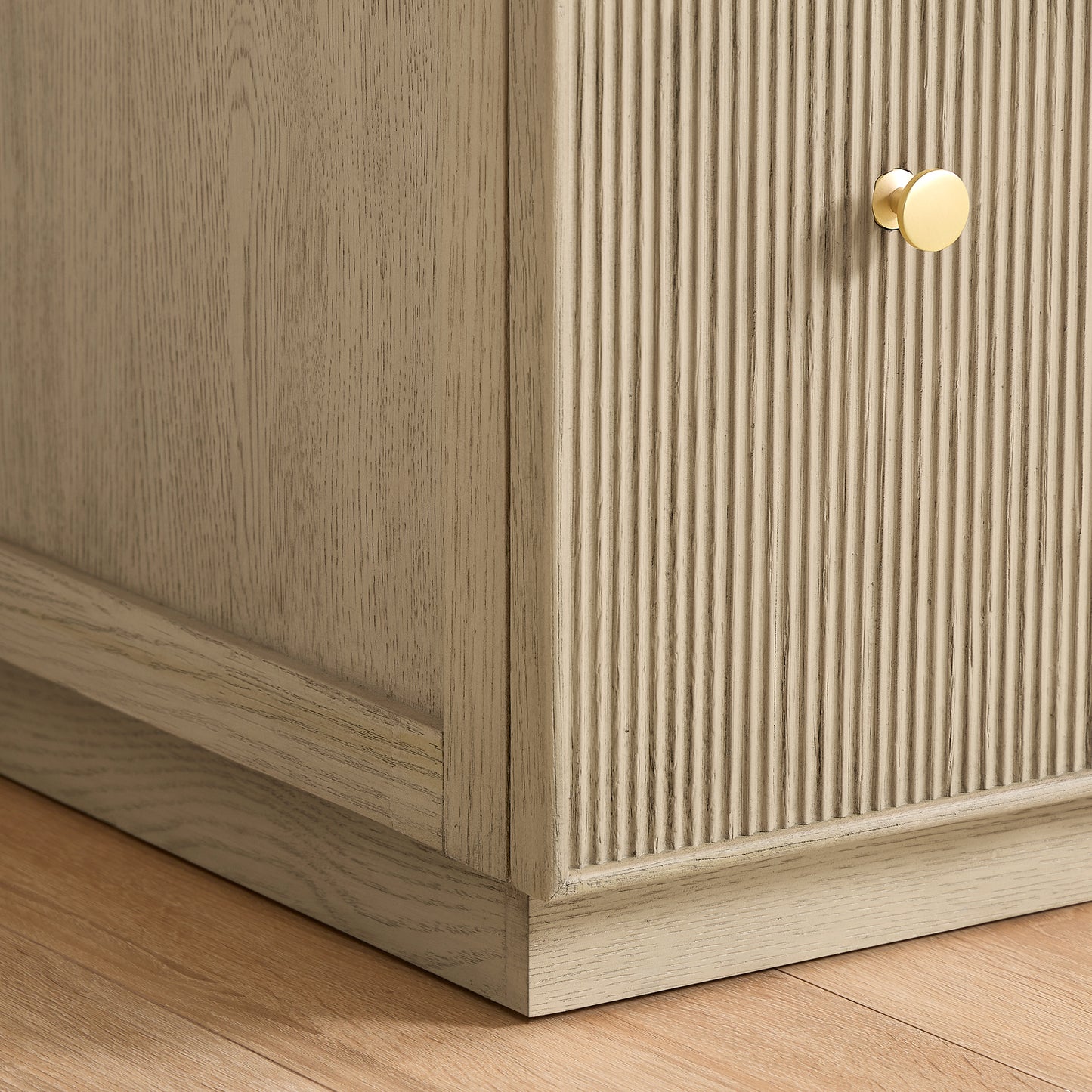 Oza Bath Vanity with Quartz Stone Top, Aged Natural Oak, 72", Double Vanity, No Mirror