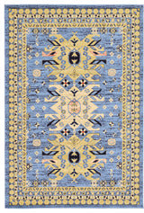 Unique Loom Light Blue Oasis Taftan 6'x9' Area Rug