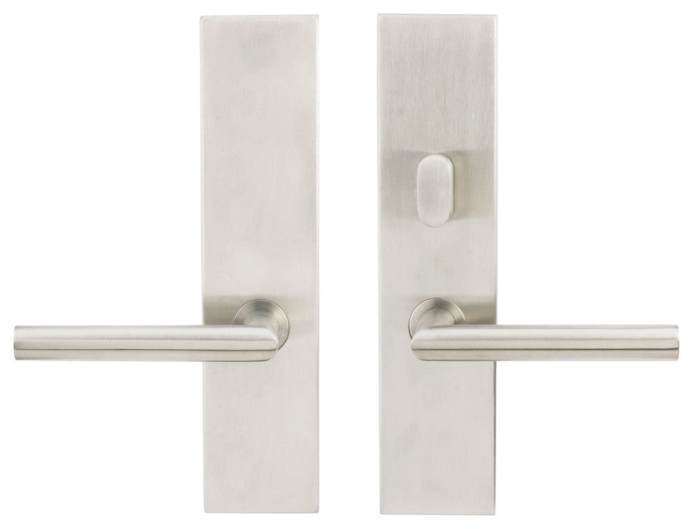 Frankfurt Lever, Tubular Passage With Privacy Bolt, Right Hand, 2-3/4" Backset