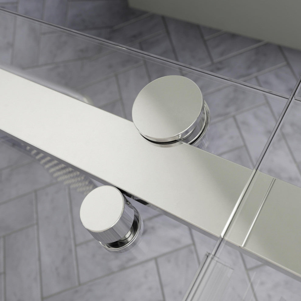 Delta SDES860-R Commix 76"H x 60"W Sliding Frameless Shower Door - Polished