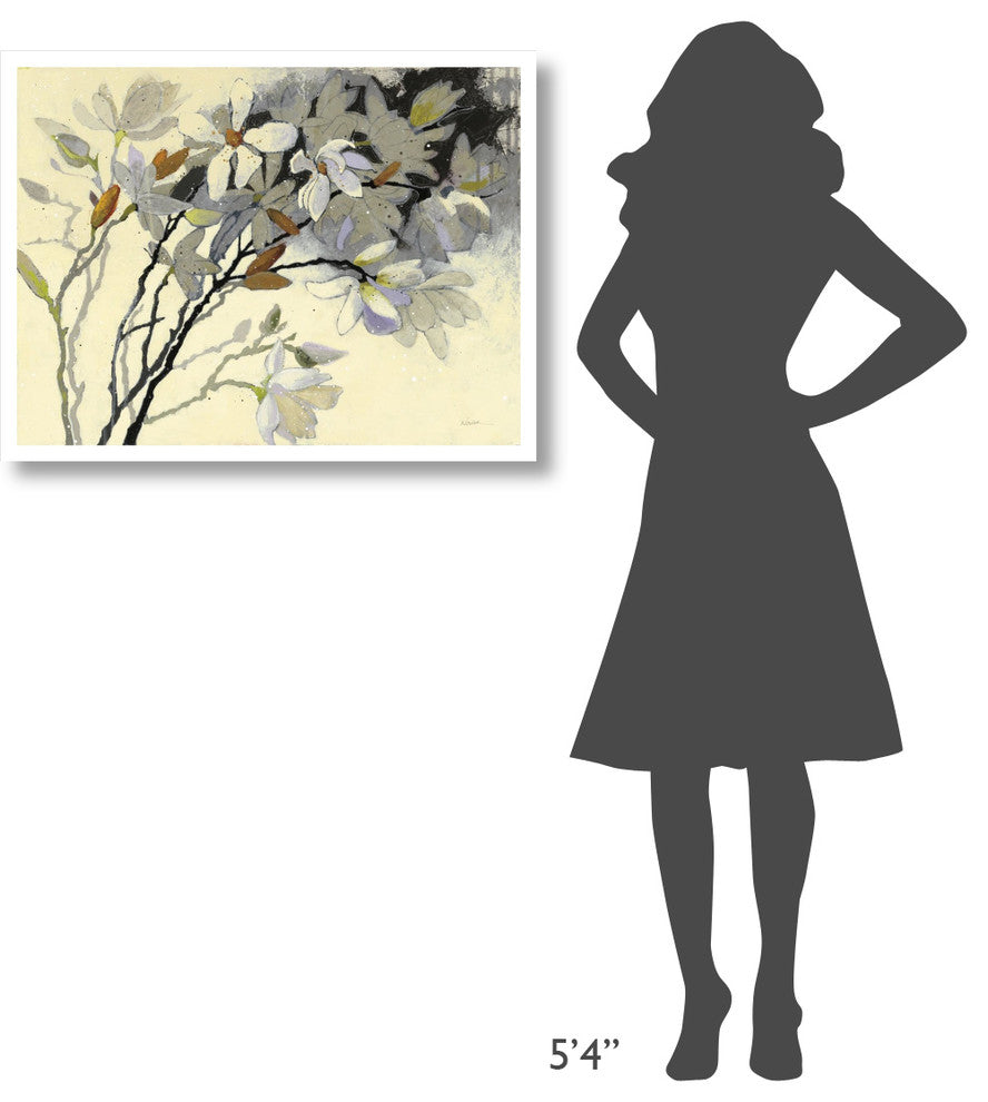 "Magnolias" Digital Paper Print by Shirley Novak, 34"x26"