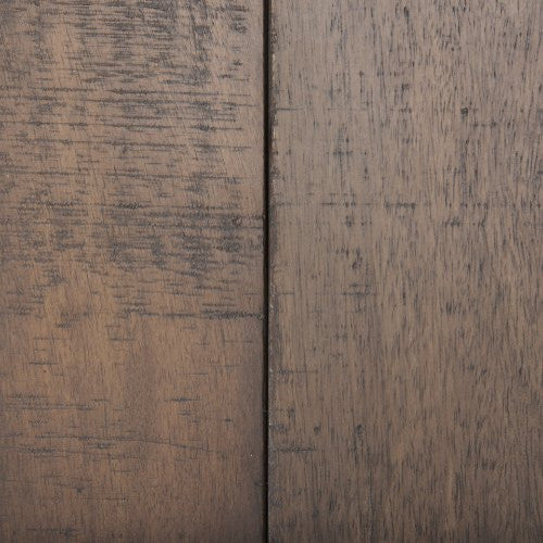 West Medium Brown Solid Wood Angled Coffee Table