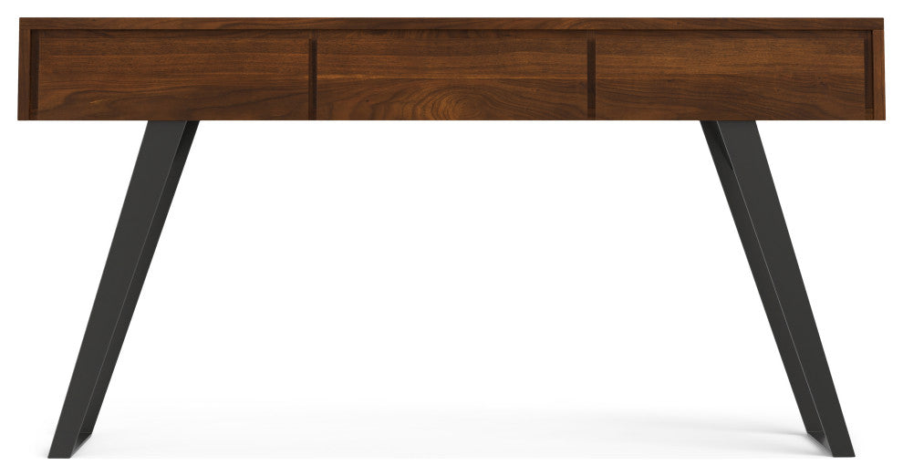 Lowry Console Sofa Table, Walnut Veneer