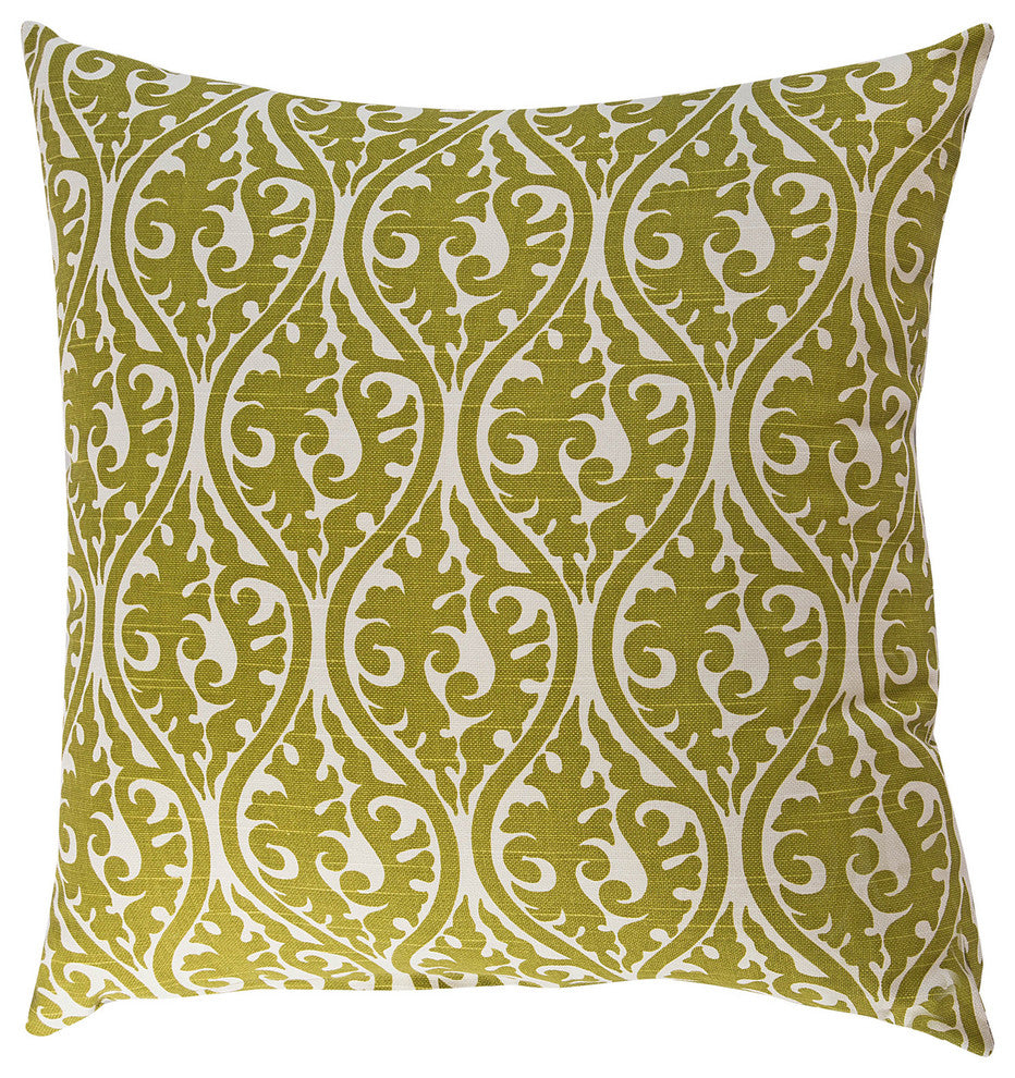 Kimono Accent Pillow, Olive