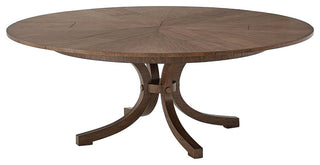Modern Round Extension Dining Table