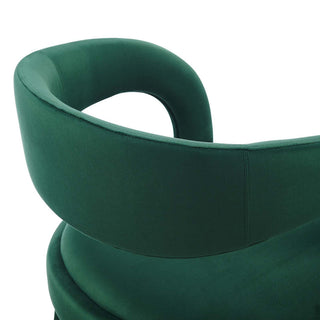 Howkin Counter Stool Performance Velvet, Set of 2, Green