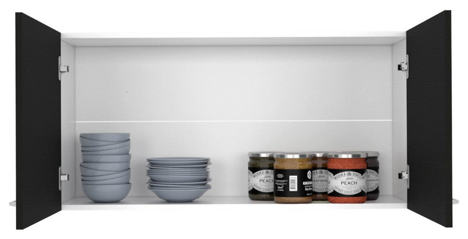 Wall Cabinet Toran, Kitchen, Black