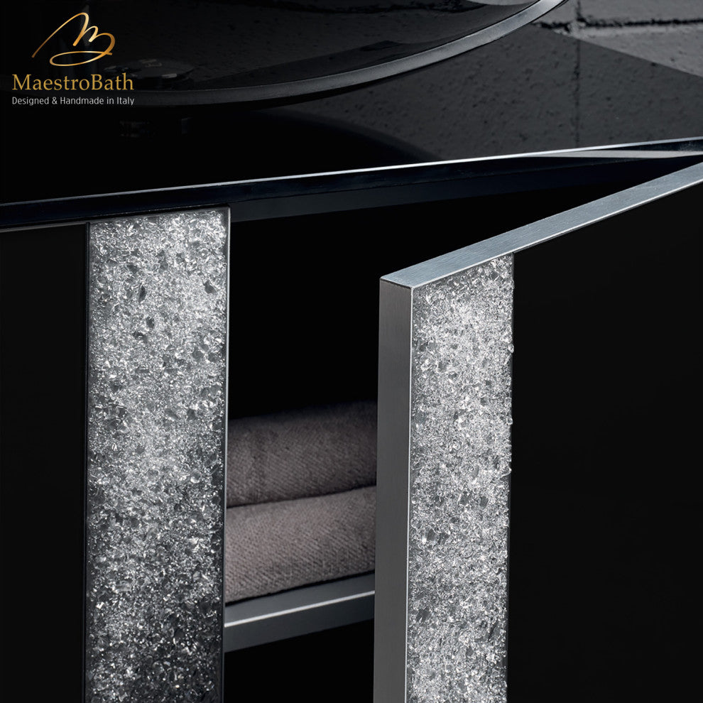 King 66.5" Luxury Double Bathroom Vanity, Double Sink, Free Standing