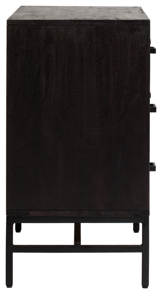 Leah Chest of Drawers, Black
