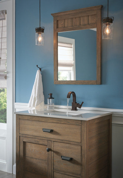 Delta Vero Single Handle Bathroom Faucet, Venetian Bronze, 553LF-RB