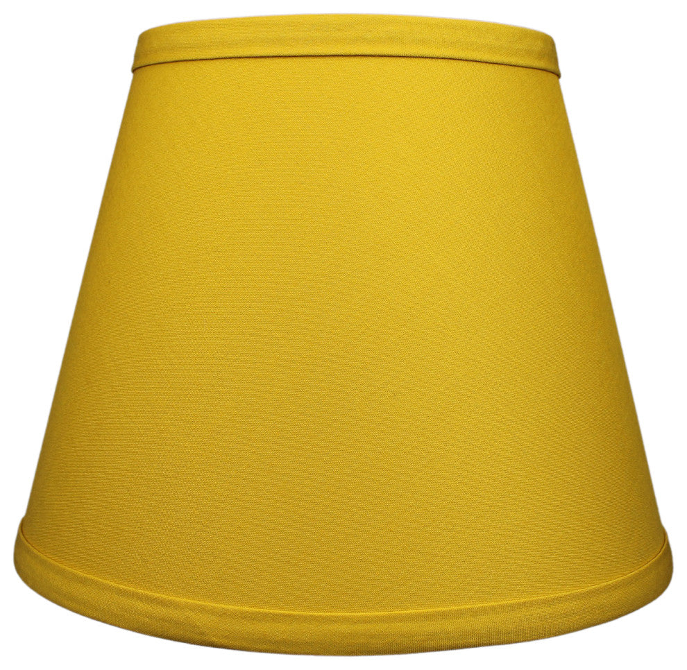 Fenchel Shades 6"x10"x8" Spider Attachment Empire Lamp Shade, Linen Curry