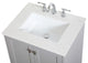 24" Single Bathroom Vanity, Gray