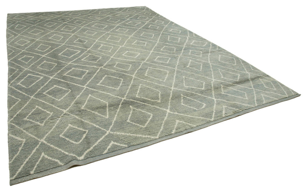 Rug N Carpet - Handmade Unique 9' 11'' x 13' 9'' Moroccan Area Rug