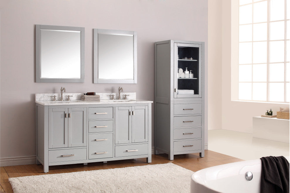 Avanity Modero 60" Single Vanity Only, Chilled Gray Finish