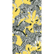 Yellow & White Herd Together Peel & Stick Wallpaper