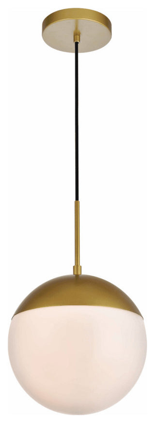 Elegant Lighting LD6032 Eclipse 10"W Pendant - Chrome