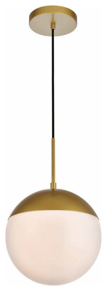 Elegant Lighting LD6032 Eclipse 10"W Pendant - Chrome