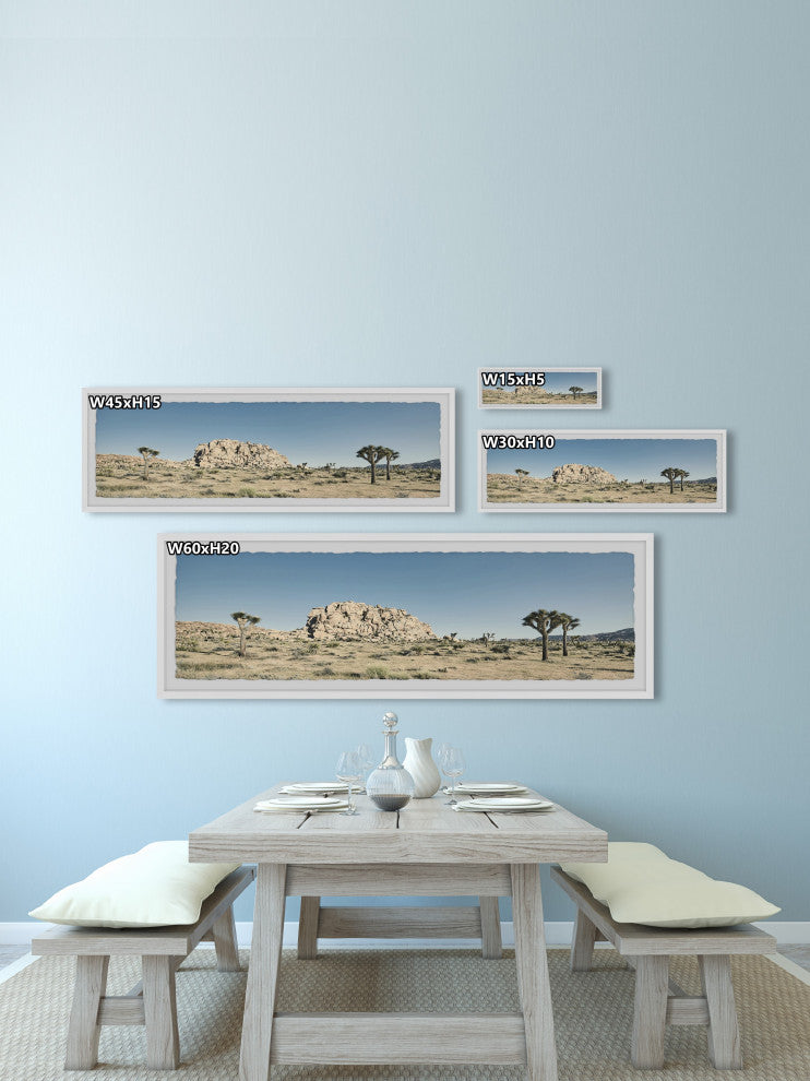 "Beauty Everywhere" Framed Painting Print, 45x15