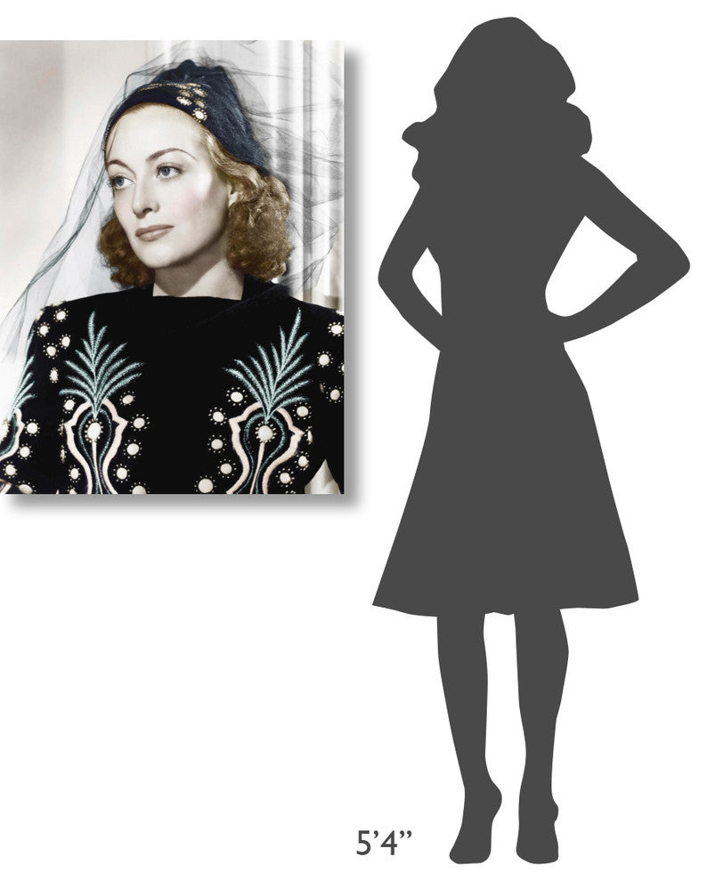 "Joan Crawford" Stretched Canvas Giclee by Hollywood Photo Archive, 27x36"