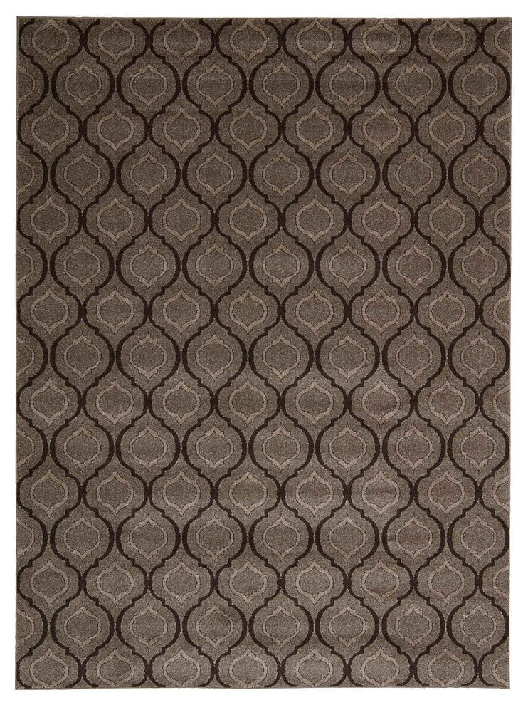 MICHAEL AMINI GLISTENING NIGHTS GREY AREA RUG BY NOURISON