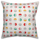 Colorful Contemporary Circles 18"x18" Outdoor Throw Pillow