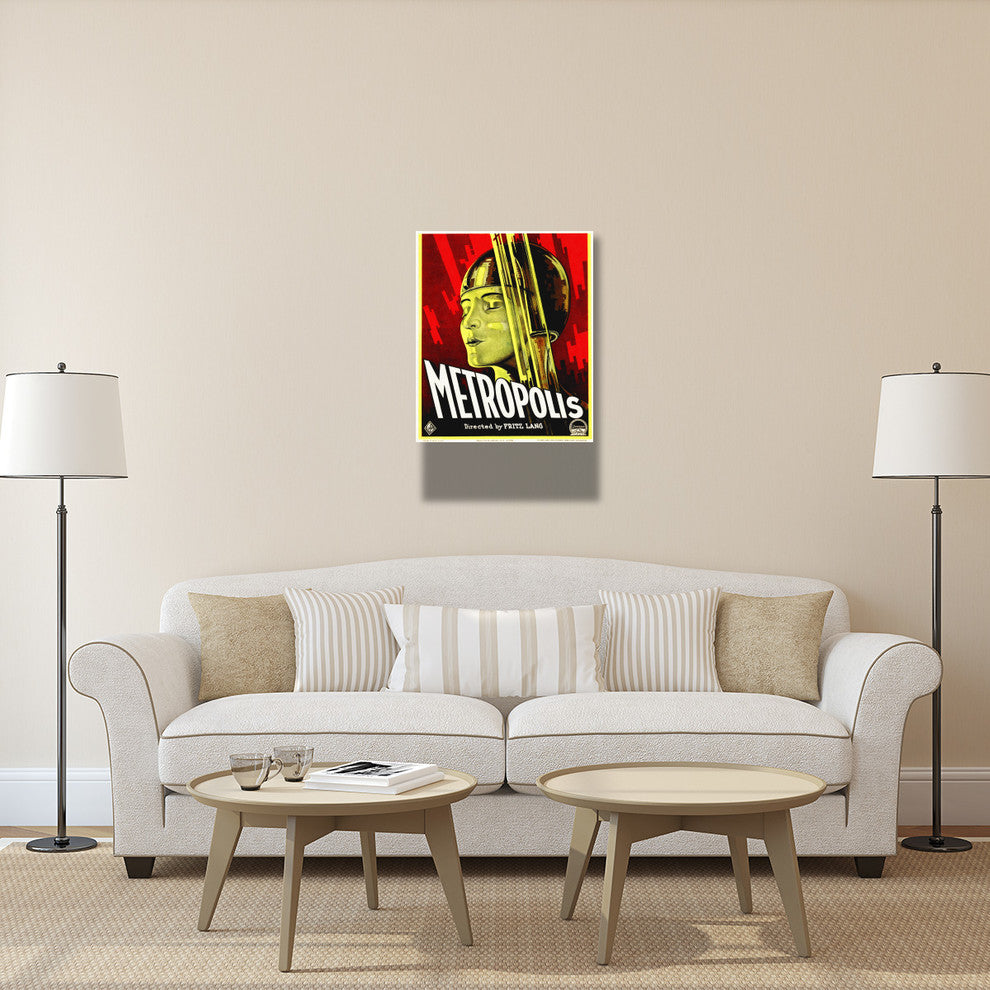 "Metropolis 1927" Stretched Canvas Giclee by Hollywood Photo Archive, 27x40"
