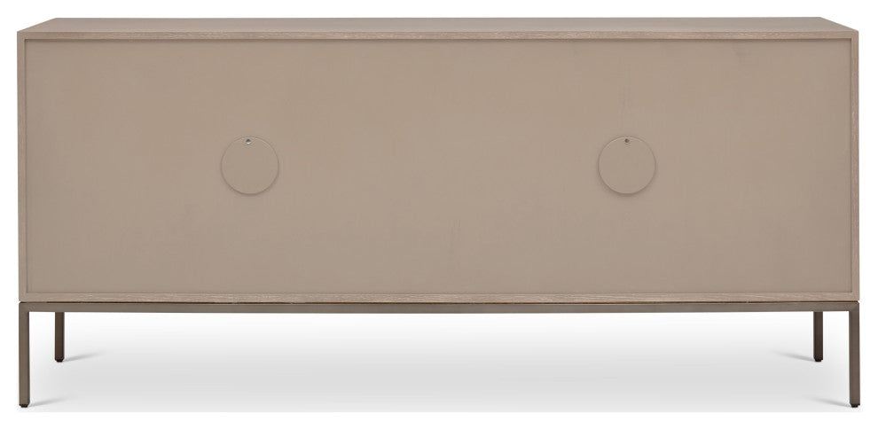 Holly Buffet, Taupe Gray, Gun Metal