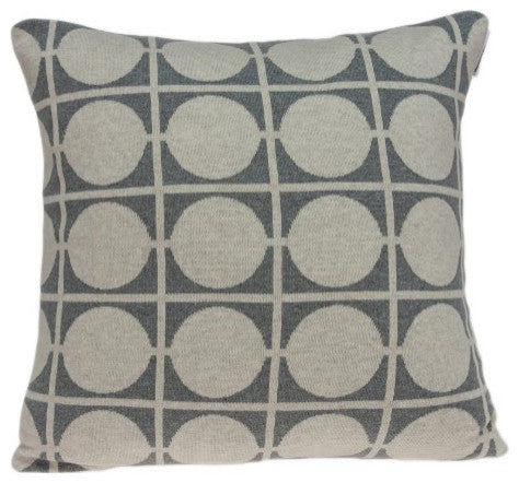 HomeRoots 20" x 7" x 20" Clean Tan Accent Pillow Cover With Down Insert