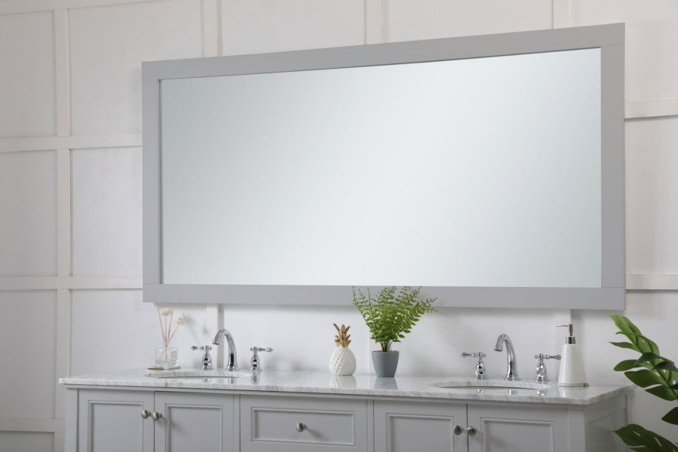 Anderson Rectangle Vanity Mirror 72", Gray