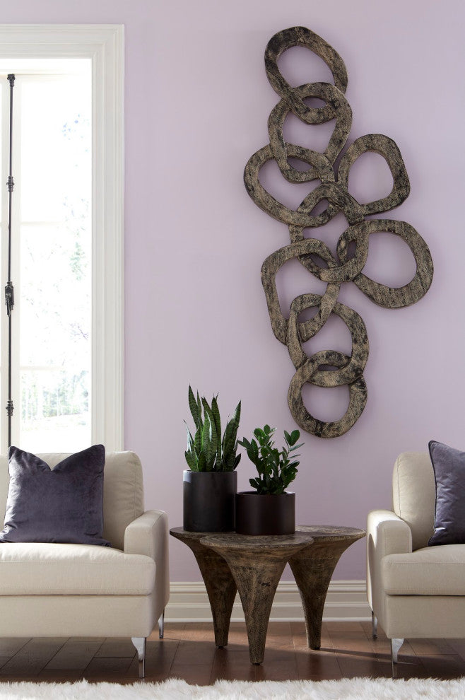 Butterfly Coffee Table, Gray Stone