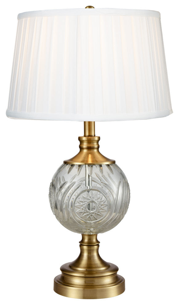 Mitre Crystal Table Lamp