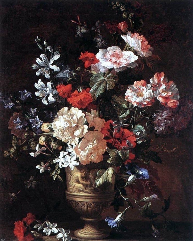 JanBaptist Bosschaert Flower Piece Premium Canvas Print