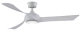 Fanimation Wrap Custom Ceiling Fan Matte White with LED Light, 56"