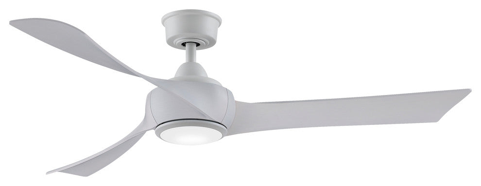 Fanimation Wrap Custom Ceiling Fan Matte White with LED Light, 56"