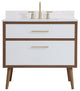 Elegant Decor Boise Bathroom Vanity White