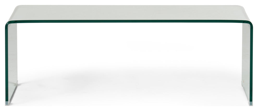 GDF Studio Classon Glass Rectangle Coffee Table